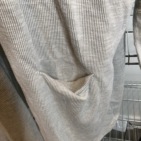 Anthropologie Donni Women's Cream Open Front Duster Cardigan One Size Lagenlook - Picture 8 of 11